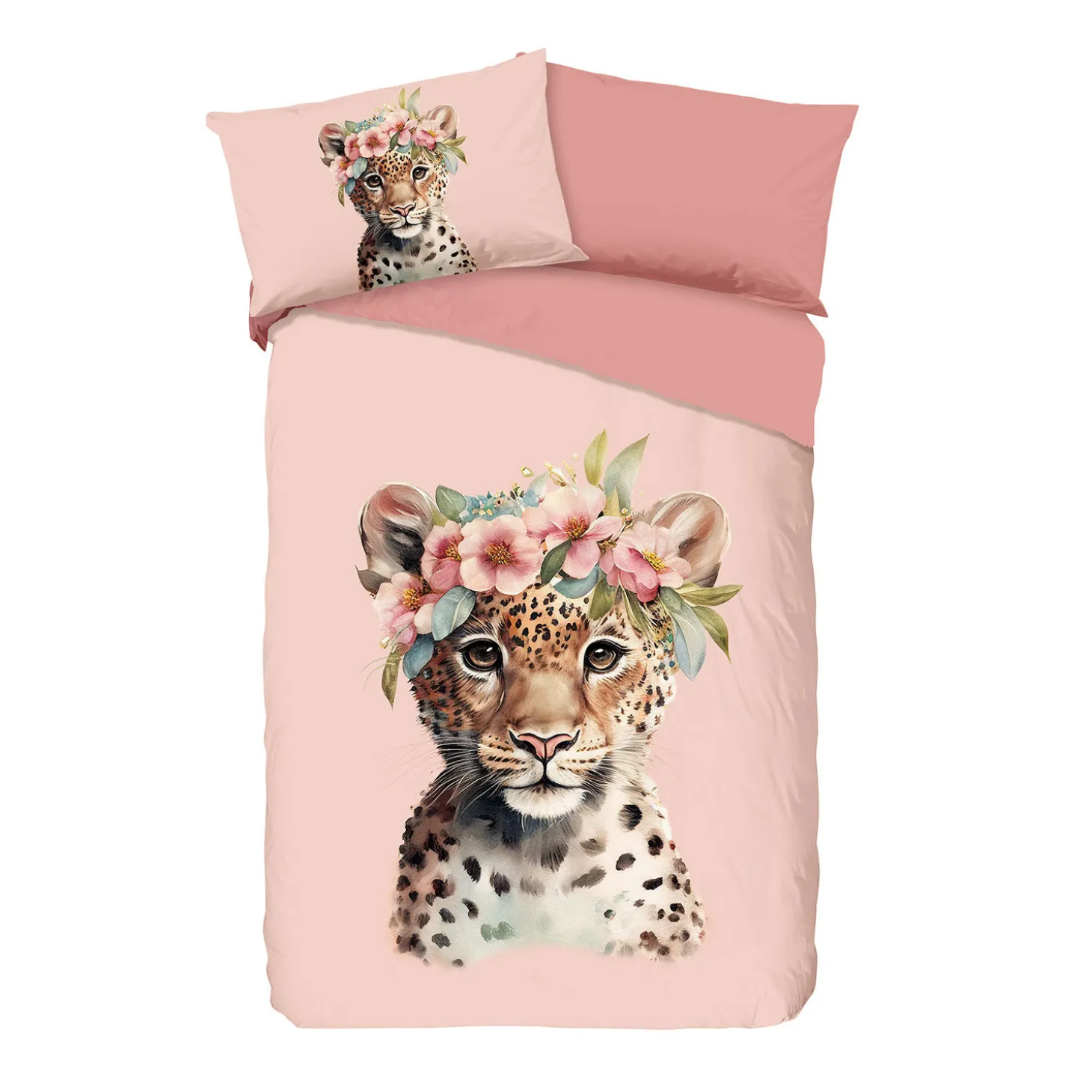 Bettwäsche mit Leopardenbaby