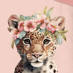 Bettwäsche mit Leopardenbaby