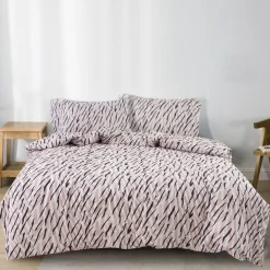 Bettwäsche mit modernem Zebradesign