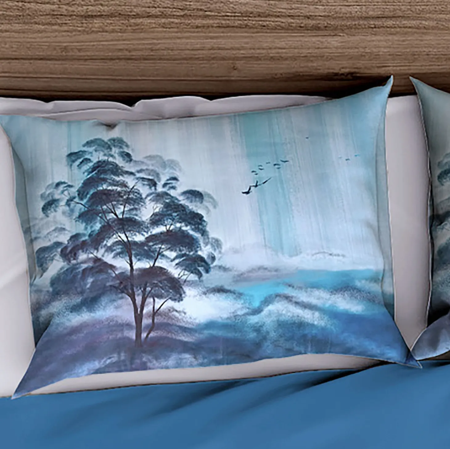 Bettwäsche mit mystischem Baum