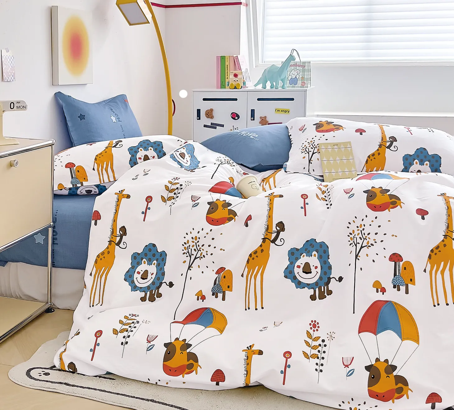 Bettwäsche mit niedlichen Tiermotiven