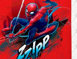 Bettwäsche mit Spiderman und Schriftzug 