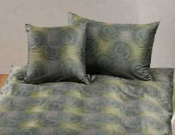 Bettwäsche mit Spiralenmuster