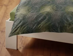 Bettwäsche mit Spiralenmuster