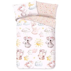 Bettwäsche mit süssen Tiermamas & Babys