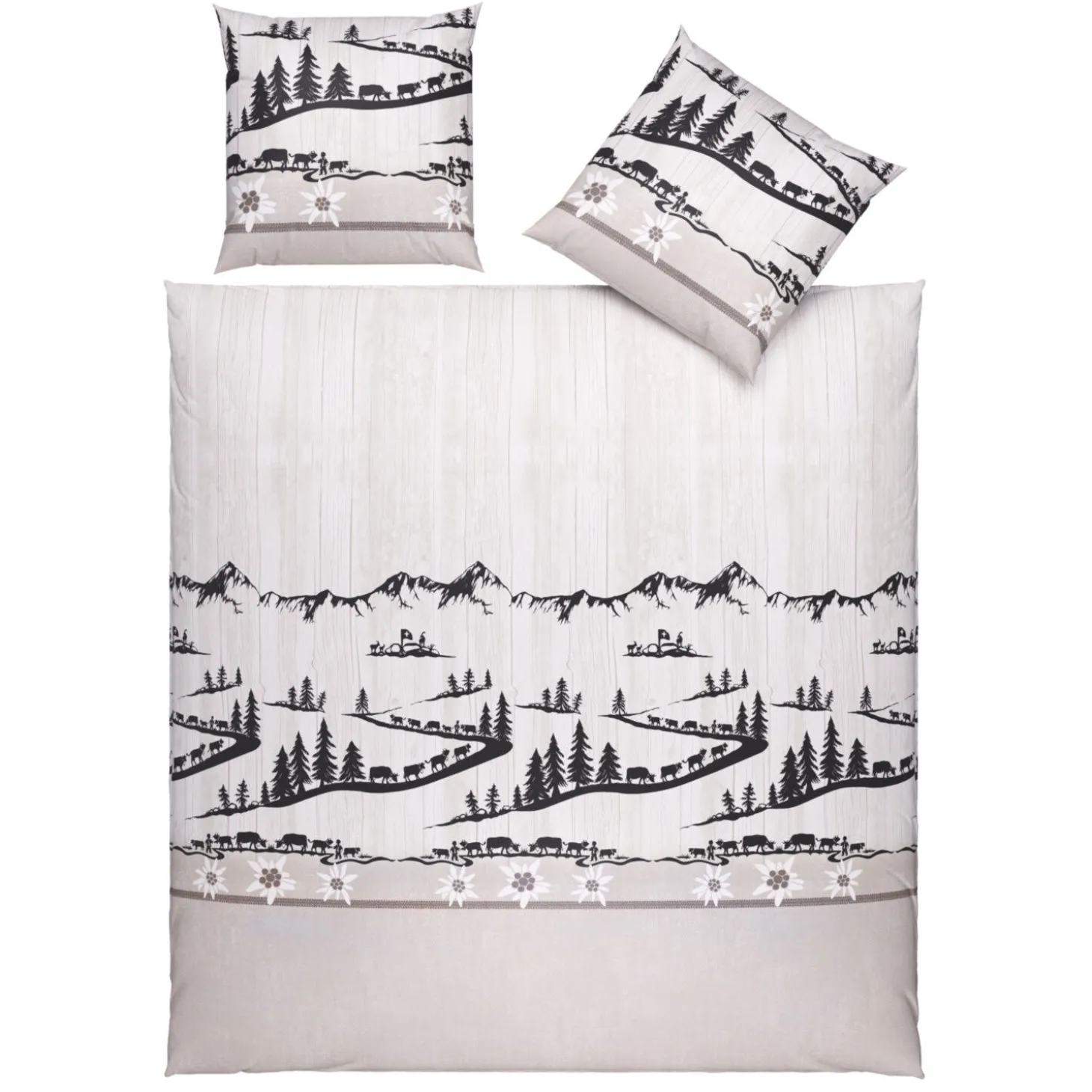 Bettwäsche mit traditionellem Design