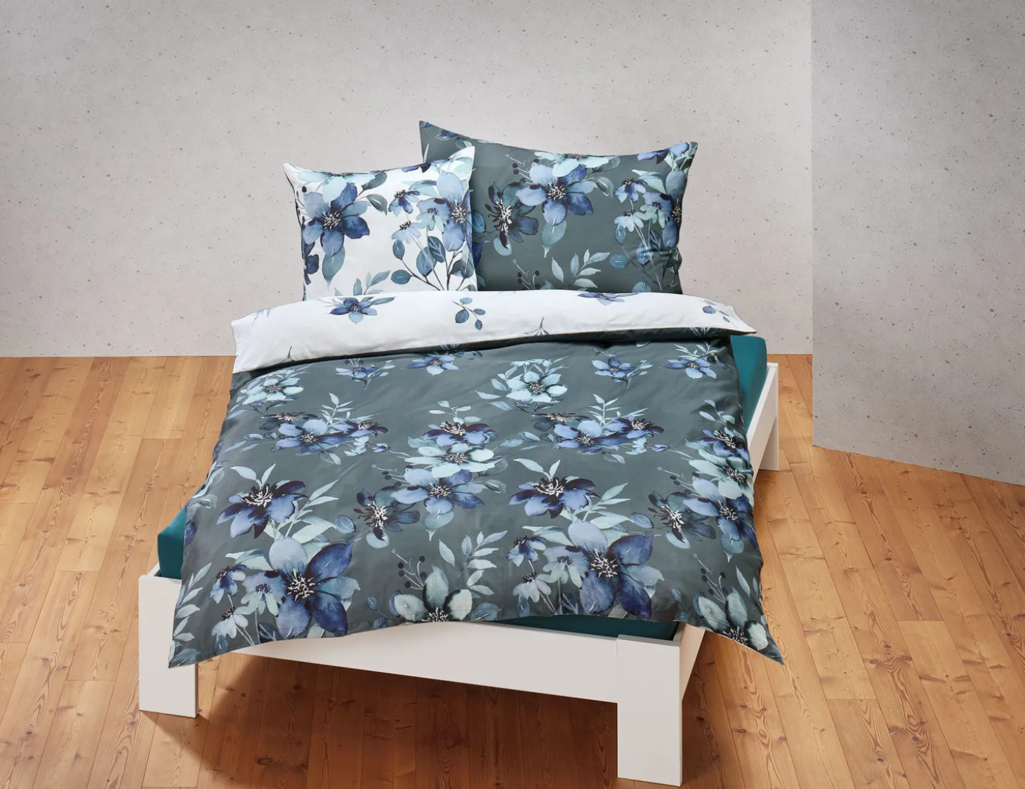 Bettwäsche mit trendigem Blumendessin