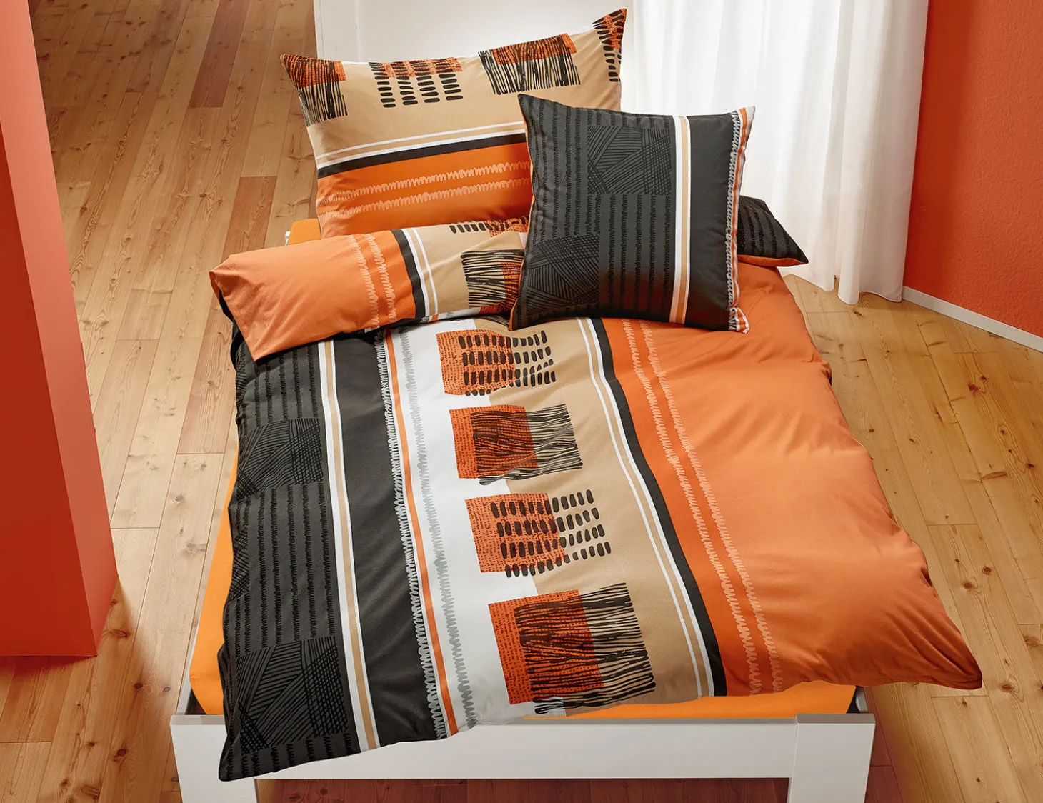 Bettwäsche mit trendigem Grafikdesign