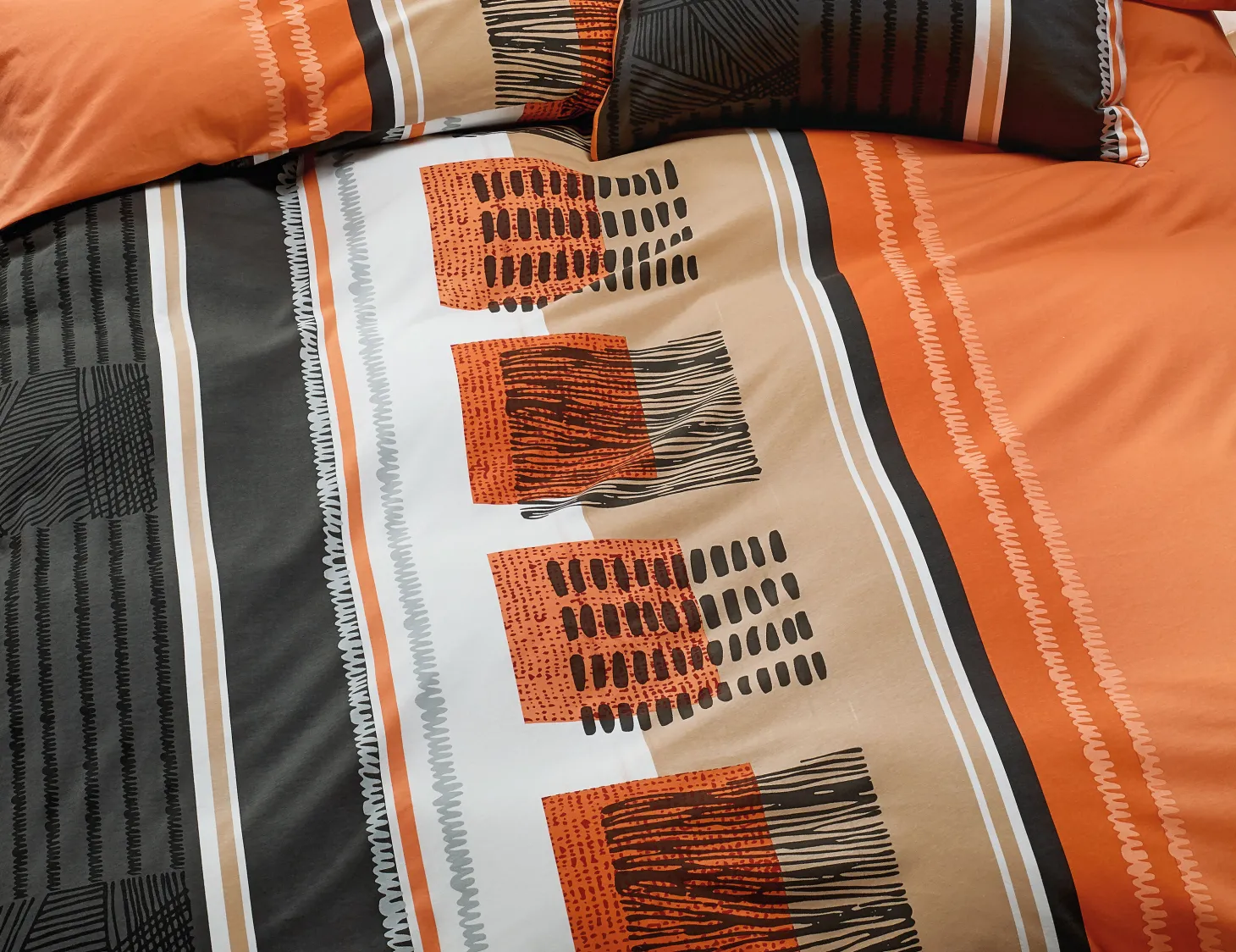 Bettwäsche mit trendigem Grafikdesign