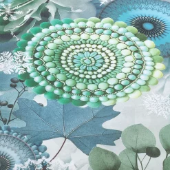 Bettwäsche mit Wintermandalas