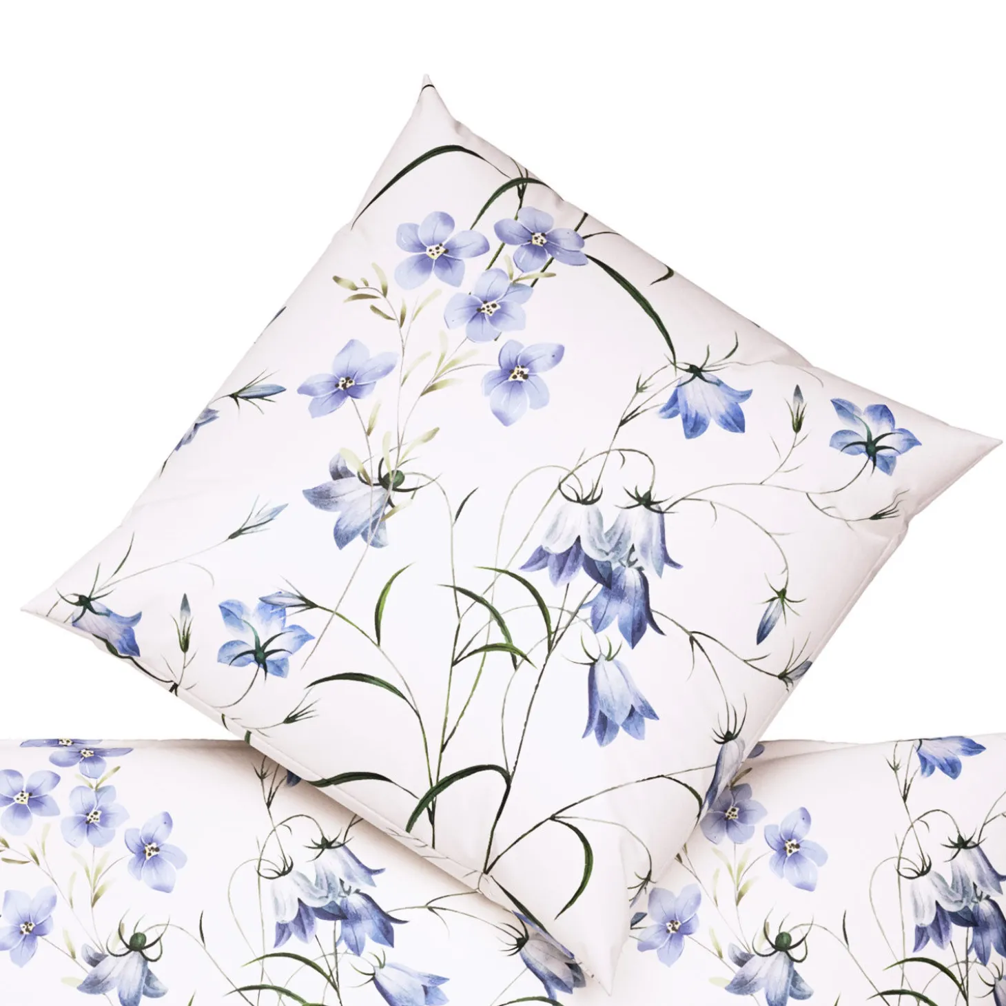 Bettwäsche mit zarten Blüten
