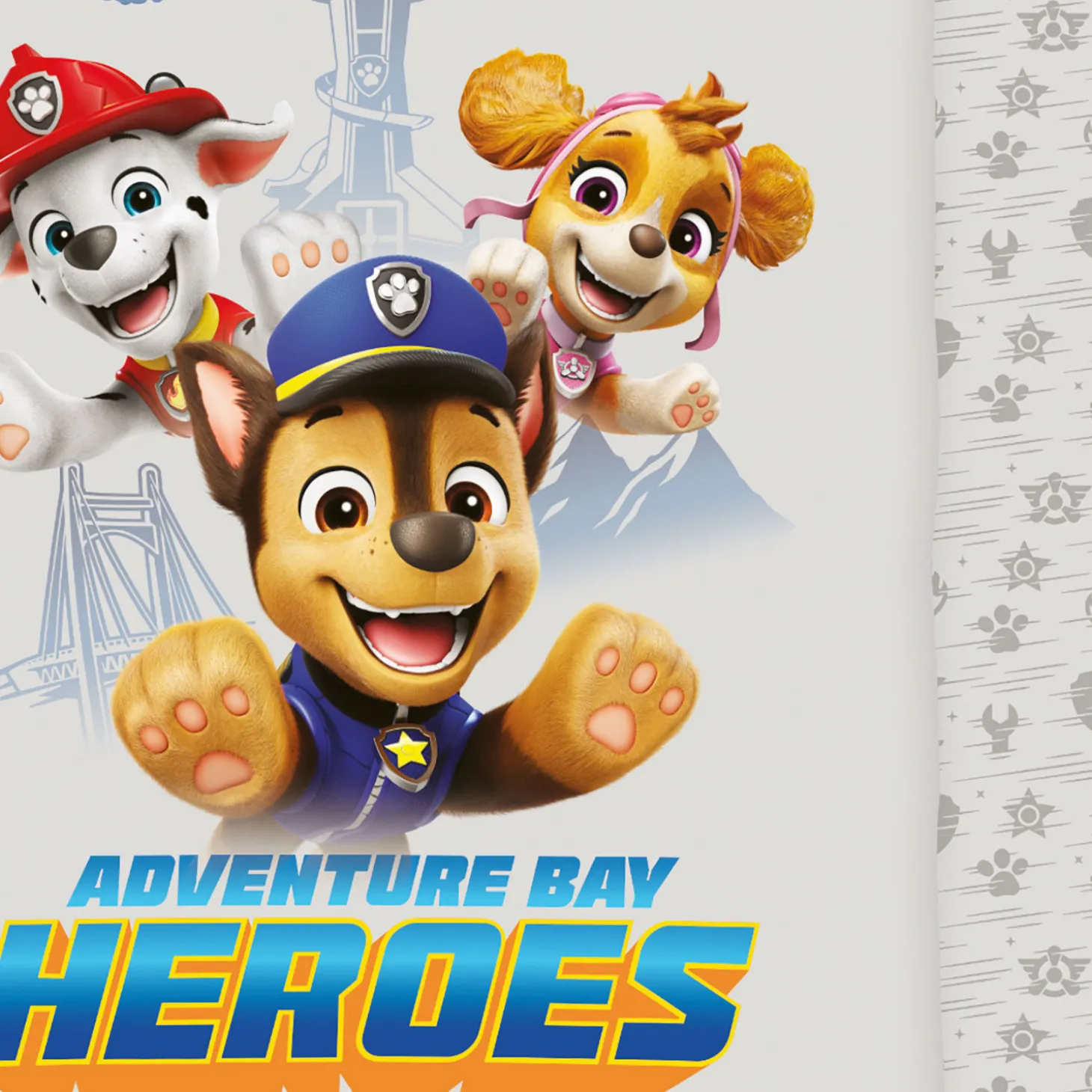 Bettwäsche Paw Patrol Helden Marshall, Chase, Rubble, Skye