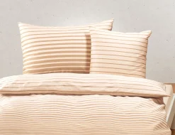 Bettwäsche Satin mit eleganten Streifen