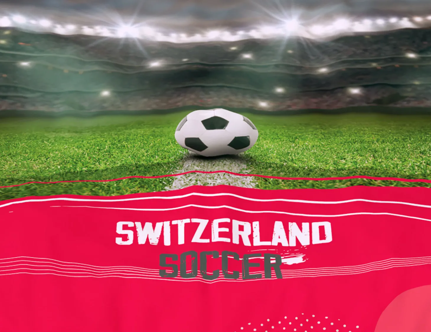Bettwäsche "Switzerland Soccer" mit Fussball