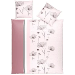 Bettwäsche zarte Mohnblüten
