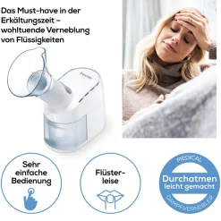 Beurer Dampfmaske weiss