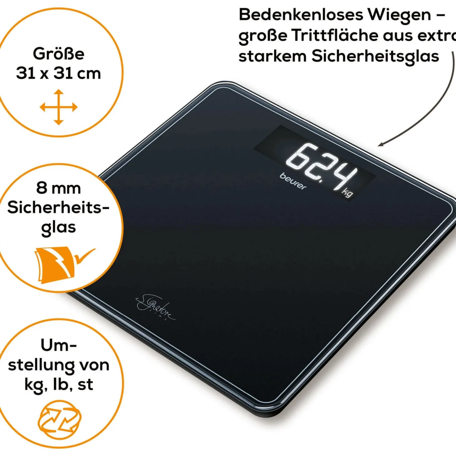 Beurer Digitale Personenwaage GS 400