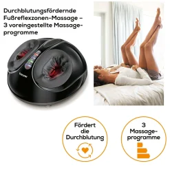 Beurer Fussmassage-Gerät mit zuschaltbarer Wärmefunktion