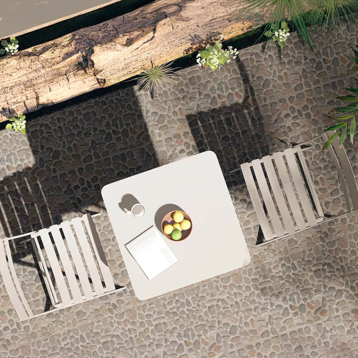 Bistro-Set faltbar