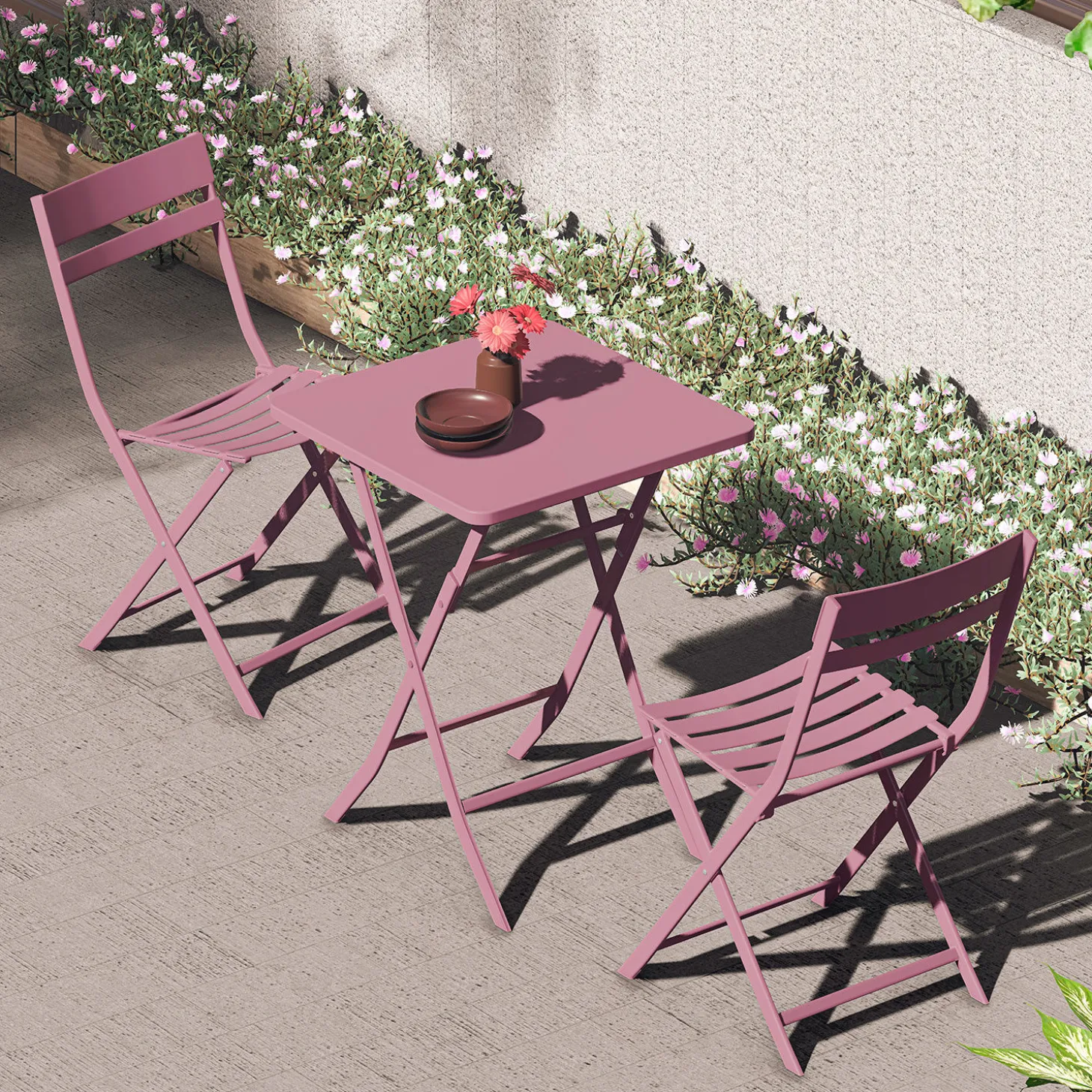Bistro-Set faltbar