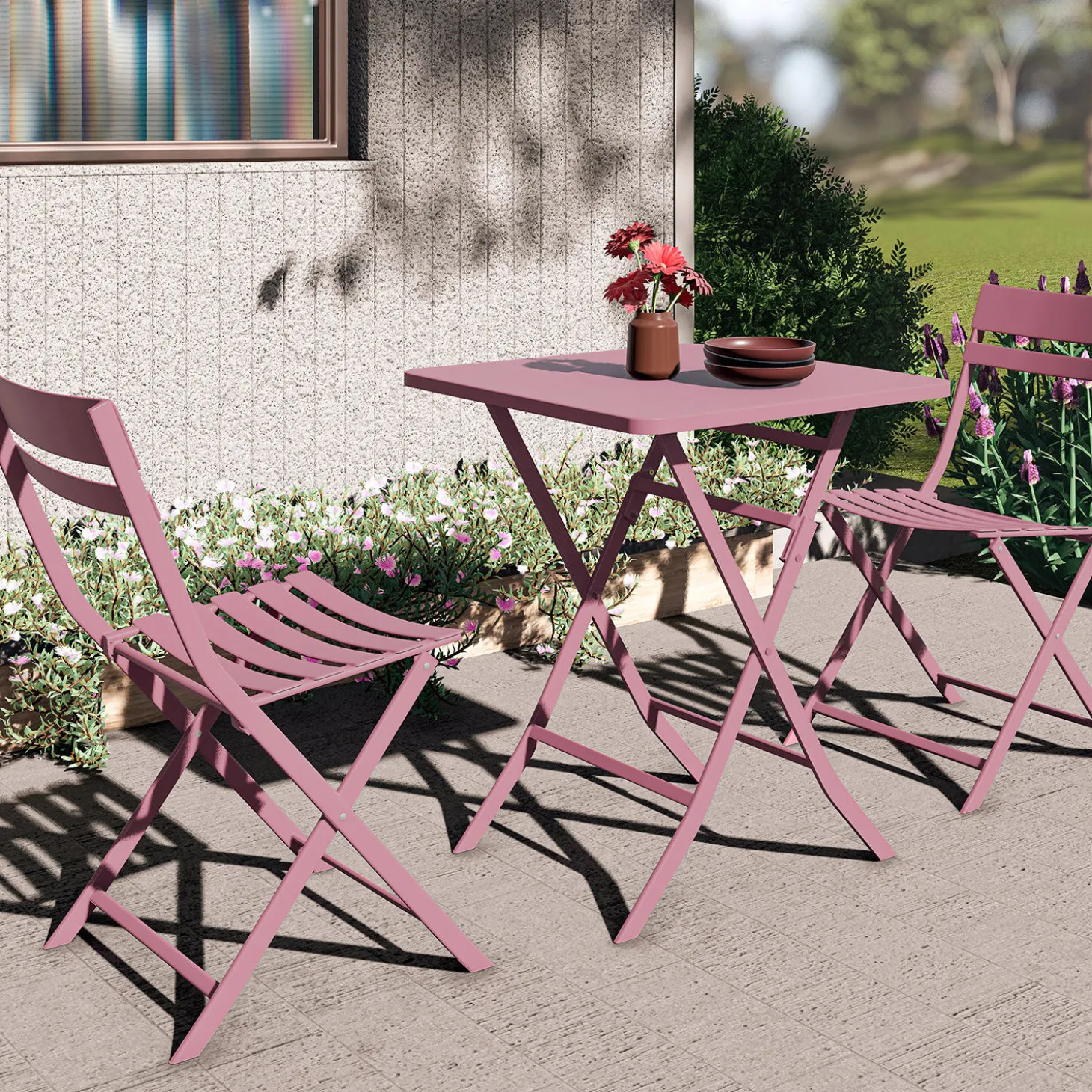 Bistro-Set faltbar