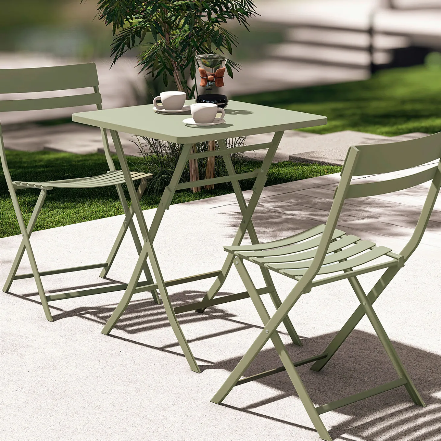 Bistro-Set faltbar