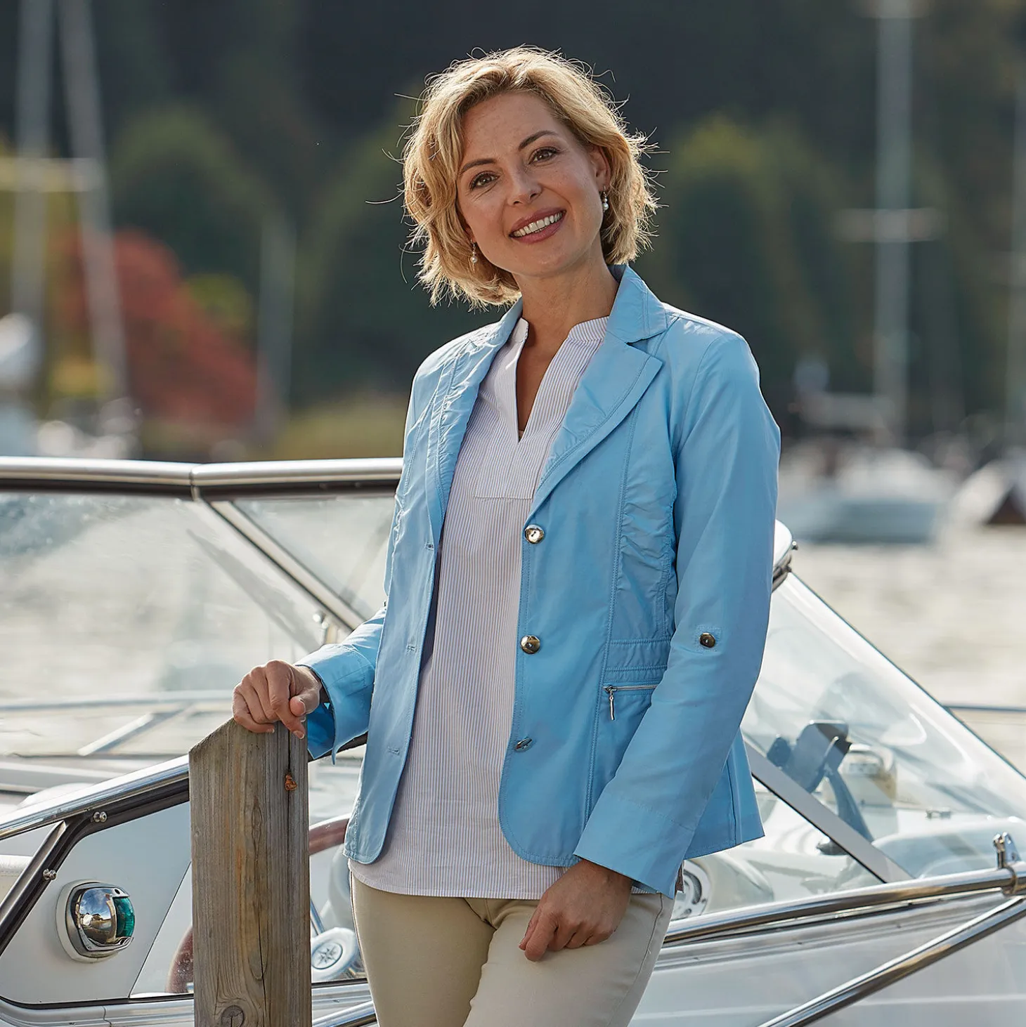 Blazer mit Raffung