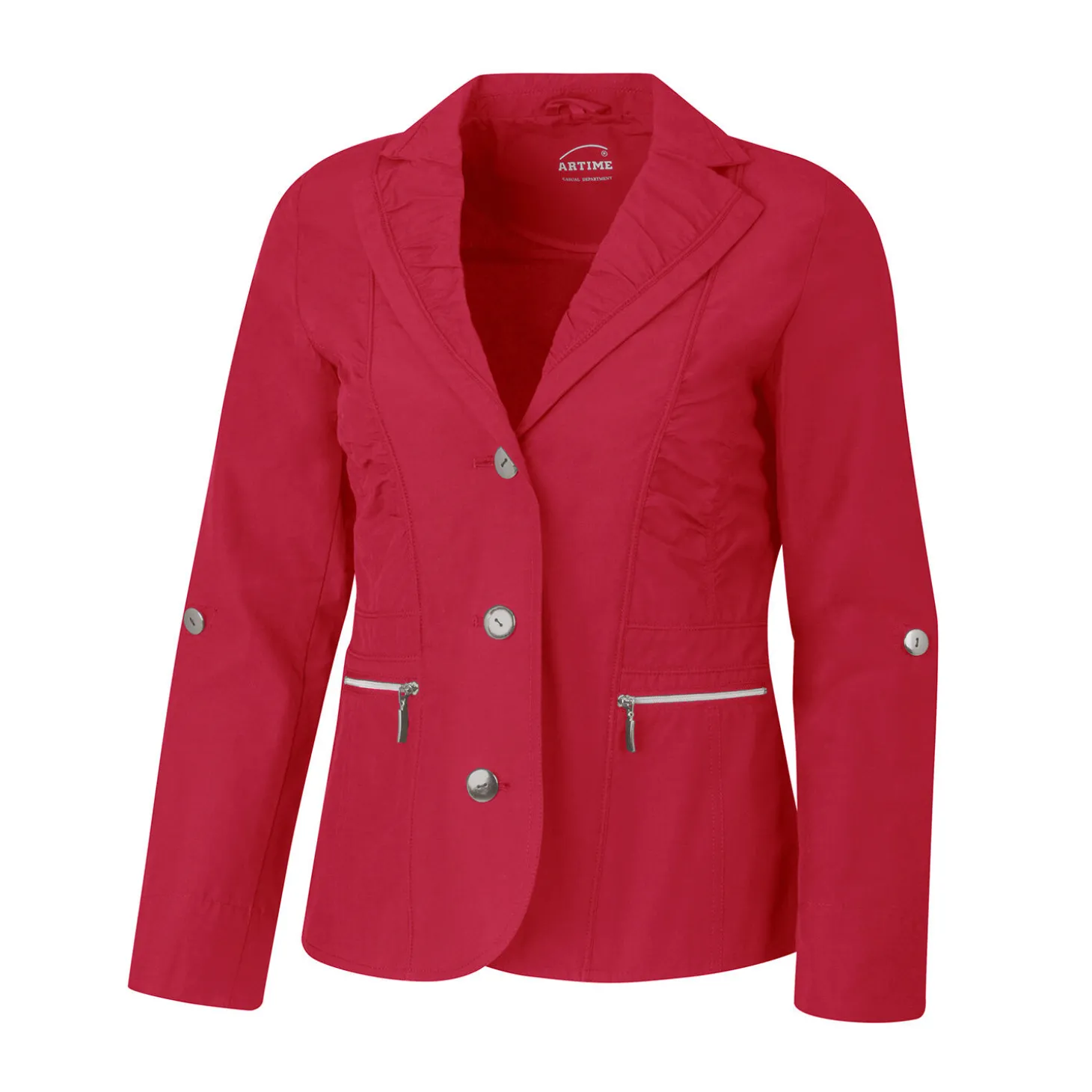 Blazer mit Raffung