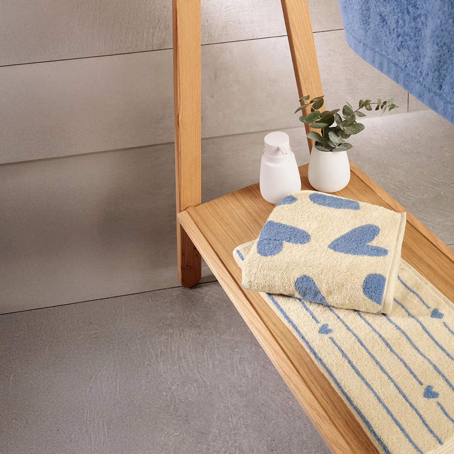 Cawö Frottierwäsche Hearts mit eingewebtem Herz-Design