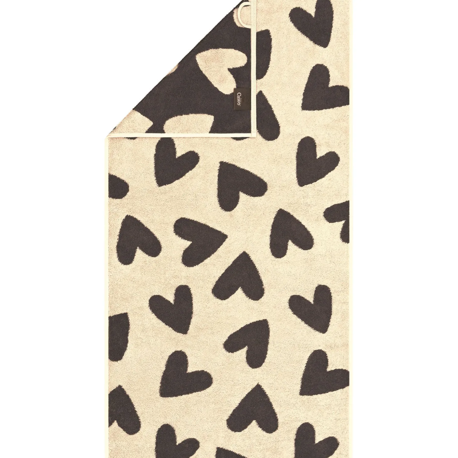 Cawö Frottierwäsche Hearts mit eingewebtem Herz-Design