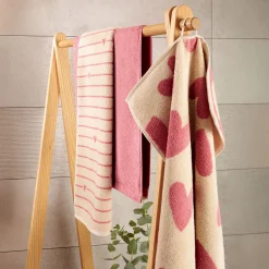 Cawö Frottierwäsche Hearts mit eingewebtem Herz-Design