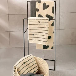 Cawö Frottierwäsche Hearts mit eingewebtem Herz-Design
