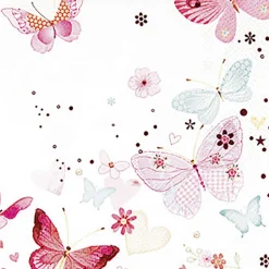 Cocktail-Servietten Butterflies