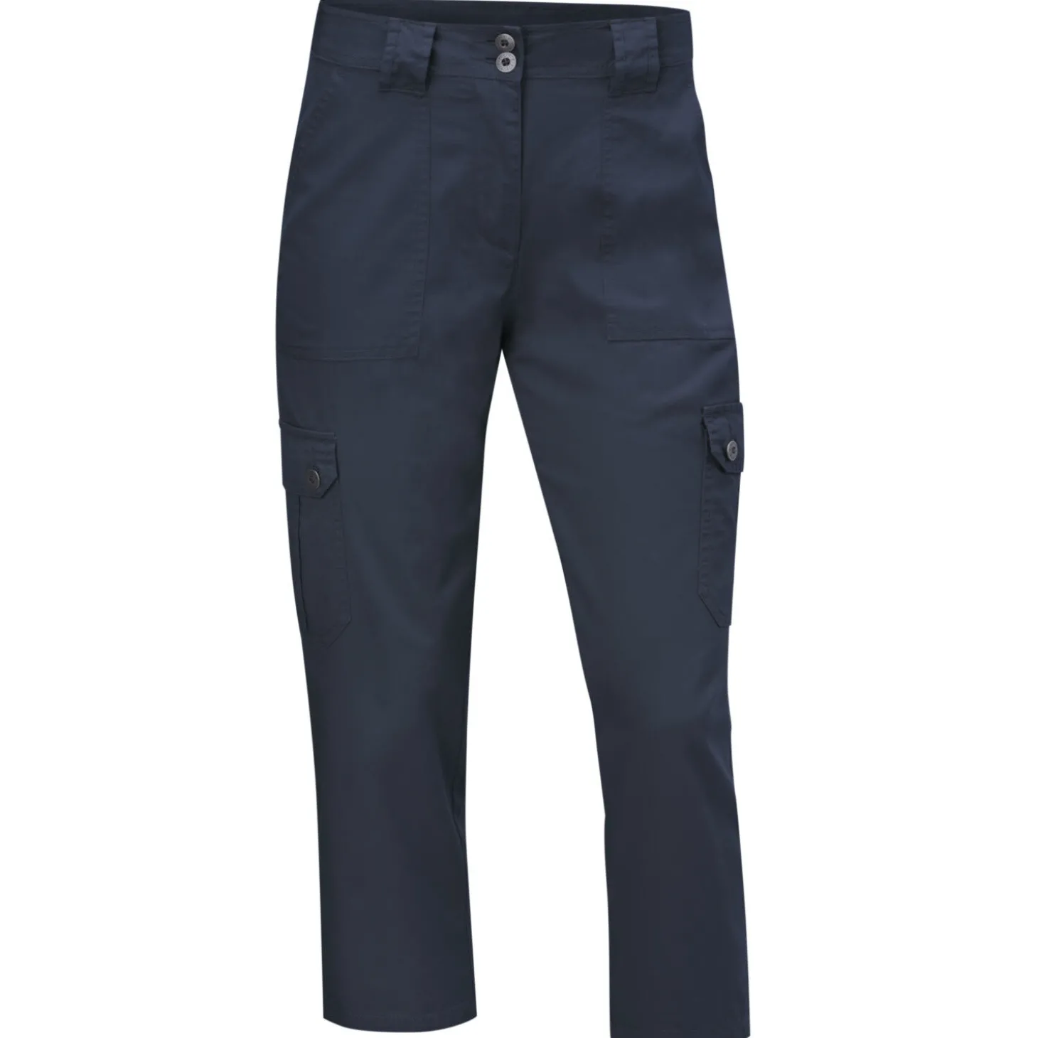 Damen 3/4 Cargohose mit Gurtschlaufen