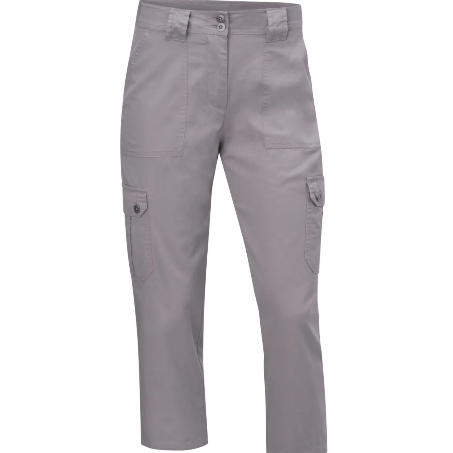 Damen 3/4 Cargohose mit Gurtschlaufen