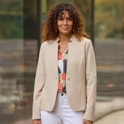 Damen Blazer mit Jaquardmuster