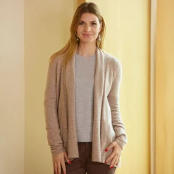 Damen Cardigan aus Kaschmir GOTS-Zertifiziert