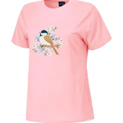 Damen Pyjama T-Shirt mit Printmotiv