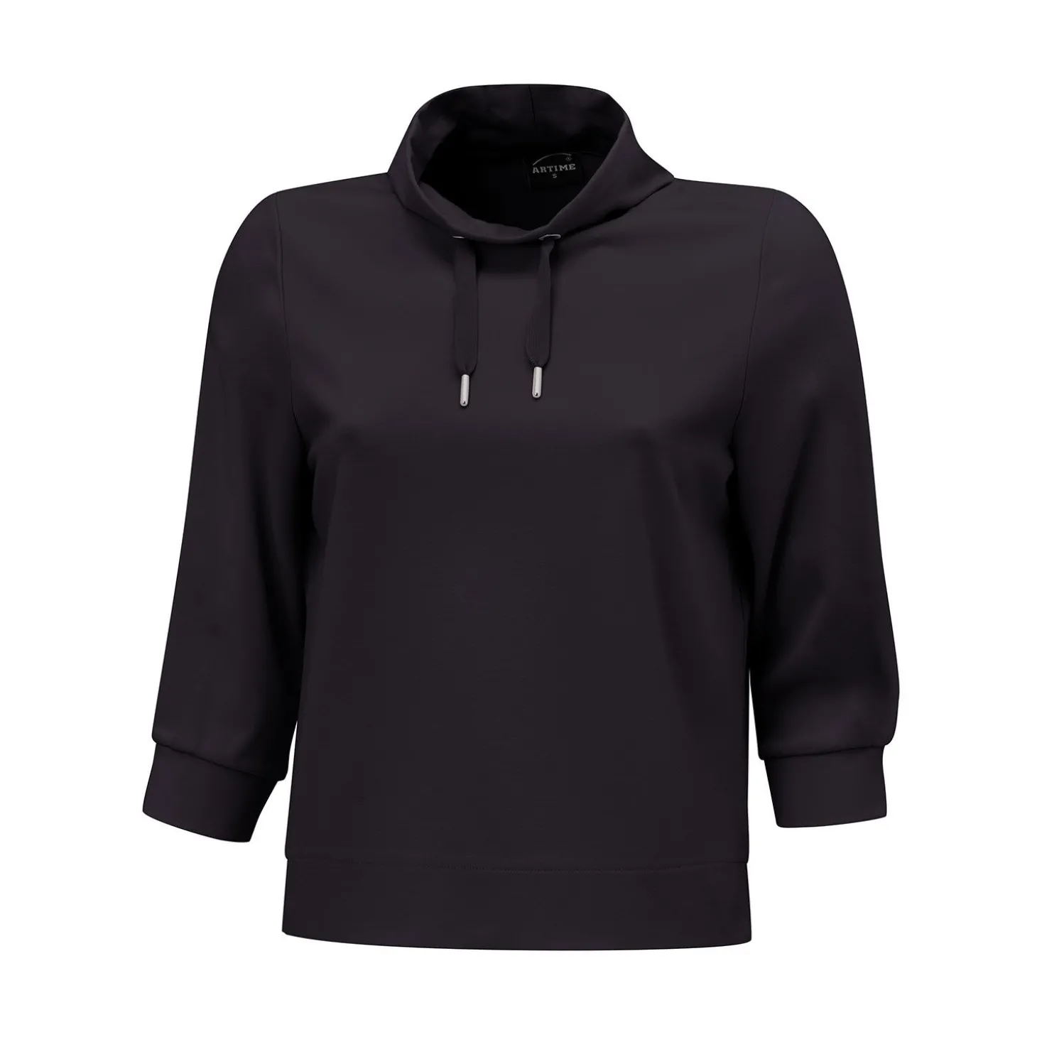 Damen Rollkragenshirt mit Kordel