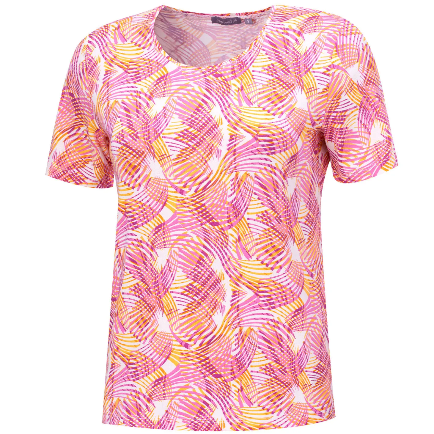 Damen Shirt mit Blätterprint