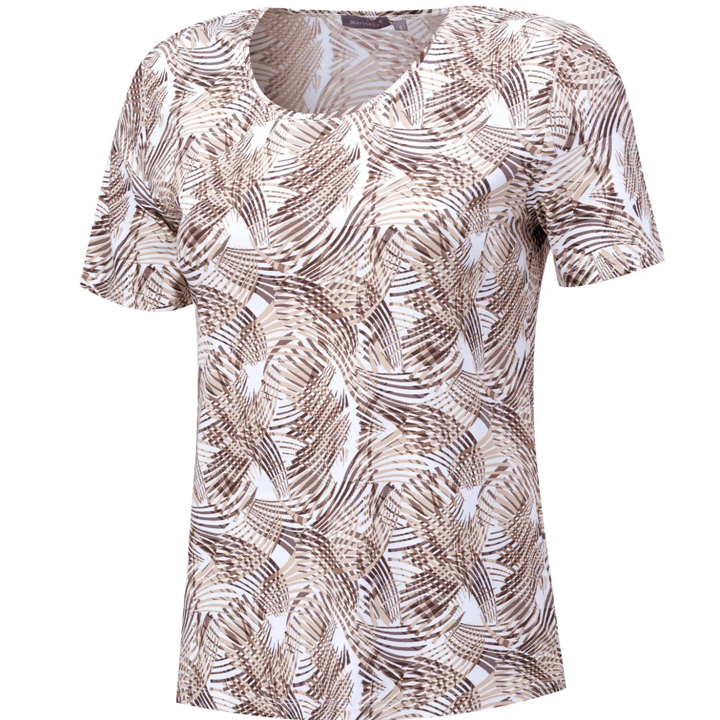 Damen Shirt mit Blätterprint
