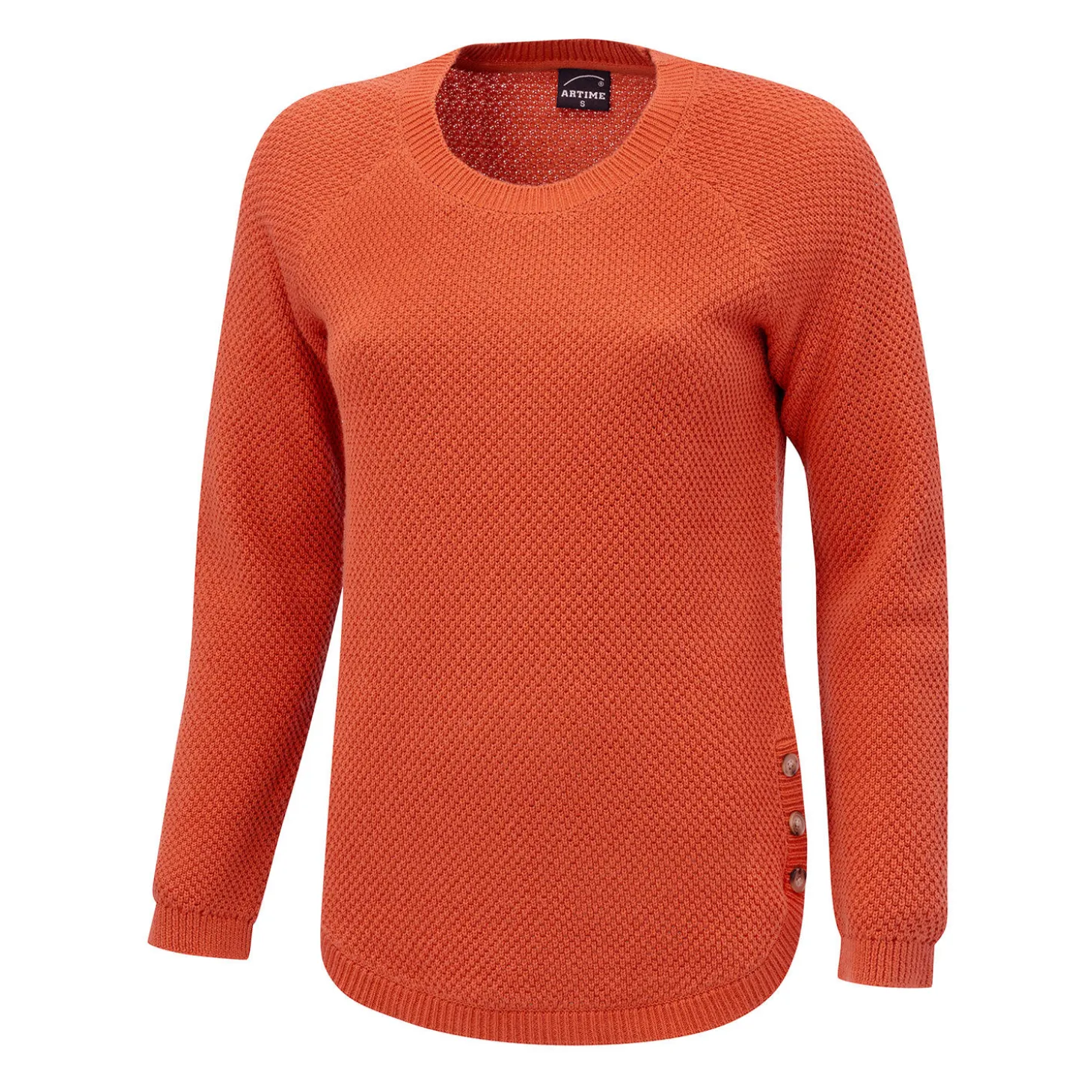 Damen Strickpullover mit Struktur