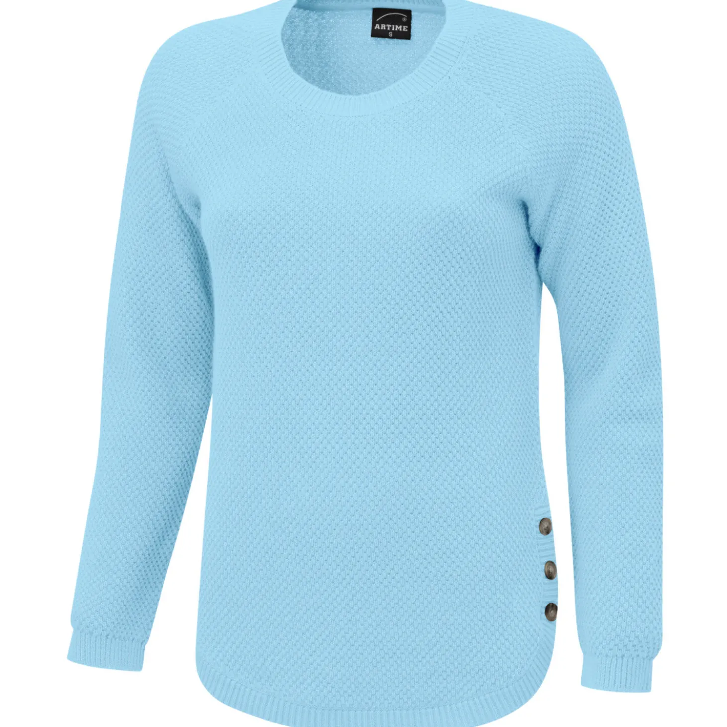 Damen Strickpullover mit Struktur