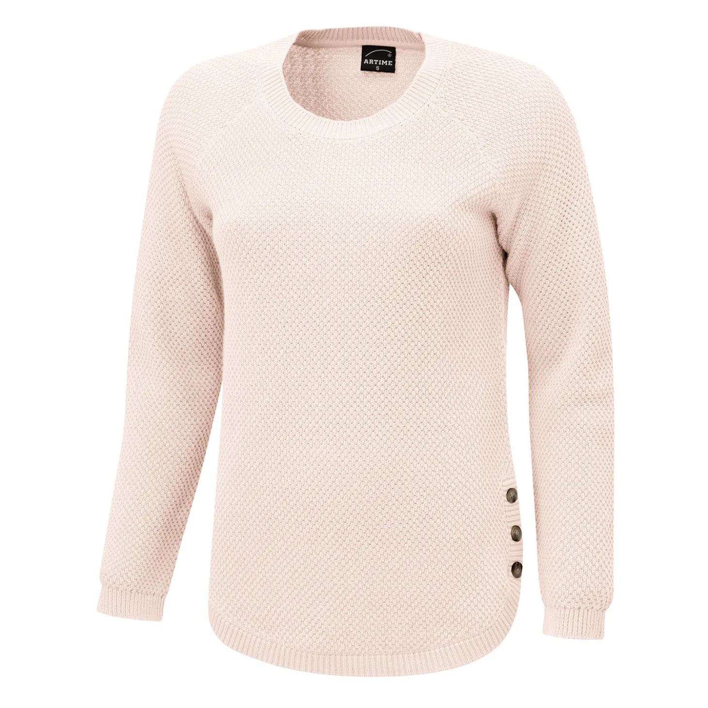 Damen Strickpullover mit Struktur