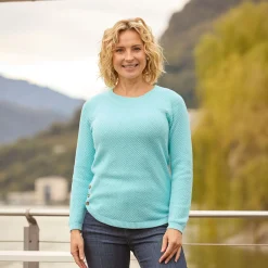 Damen Strickpullover mit Struktur