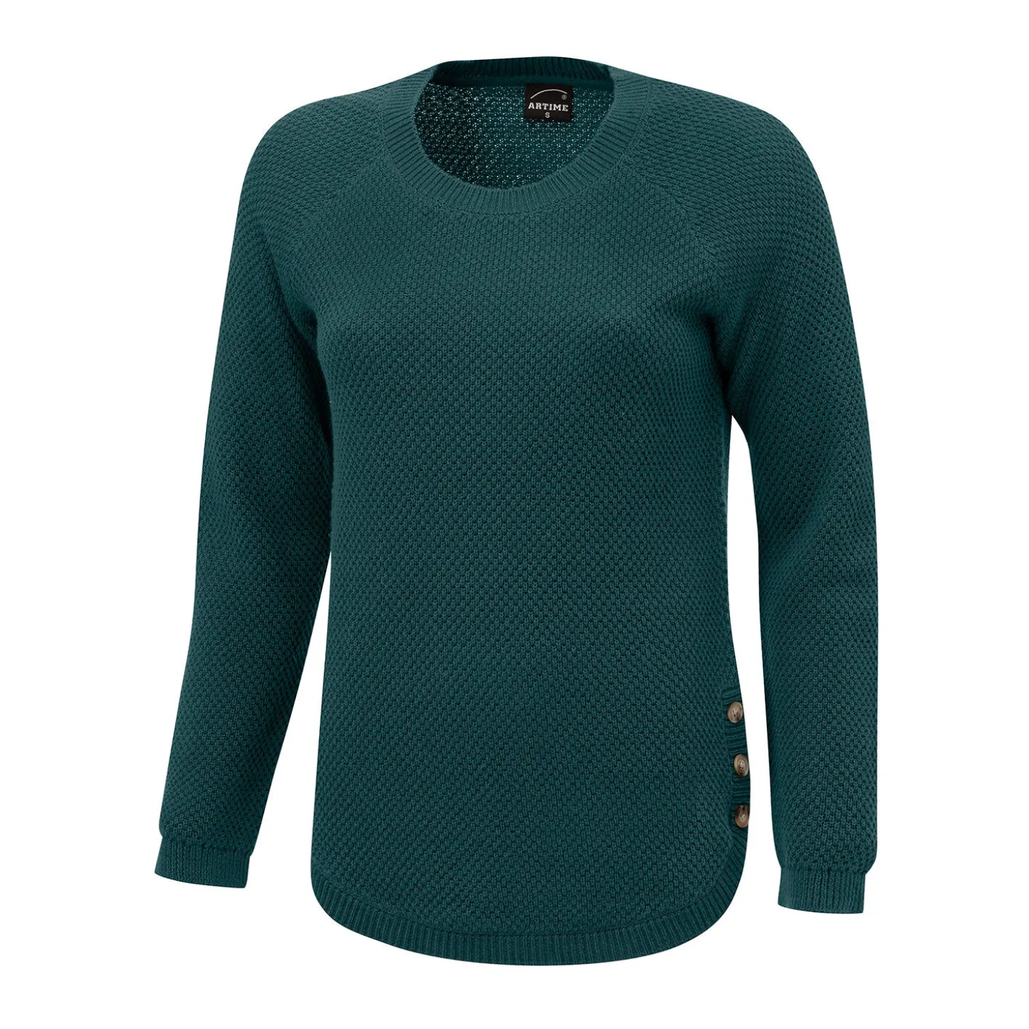 Damen Strickpullover mit Struktur