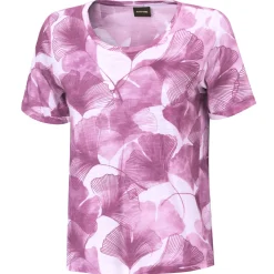 Damen T-Shirt mit floralem Allover-Print