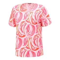Damen-Shirt mit einem Print und Rundhalsausschnitt