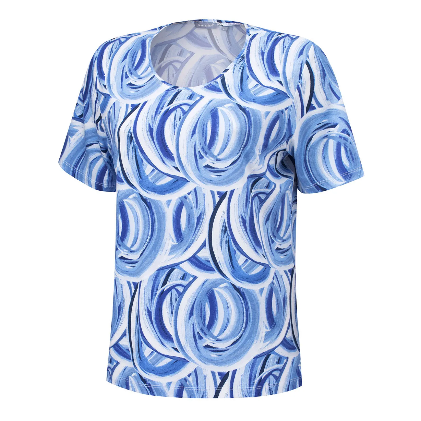 Damen-Shirt mit einem Print und Rundhalsausschnitt