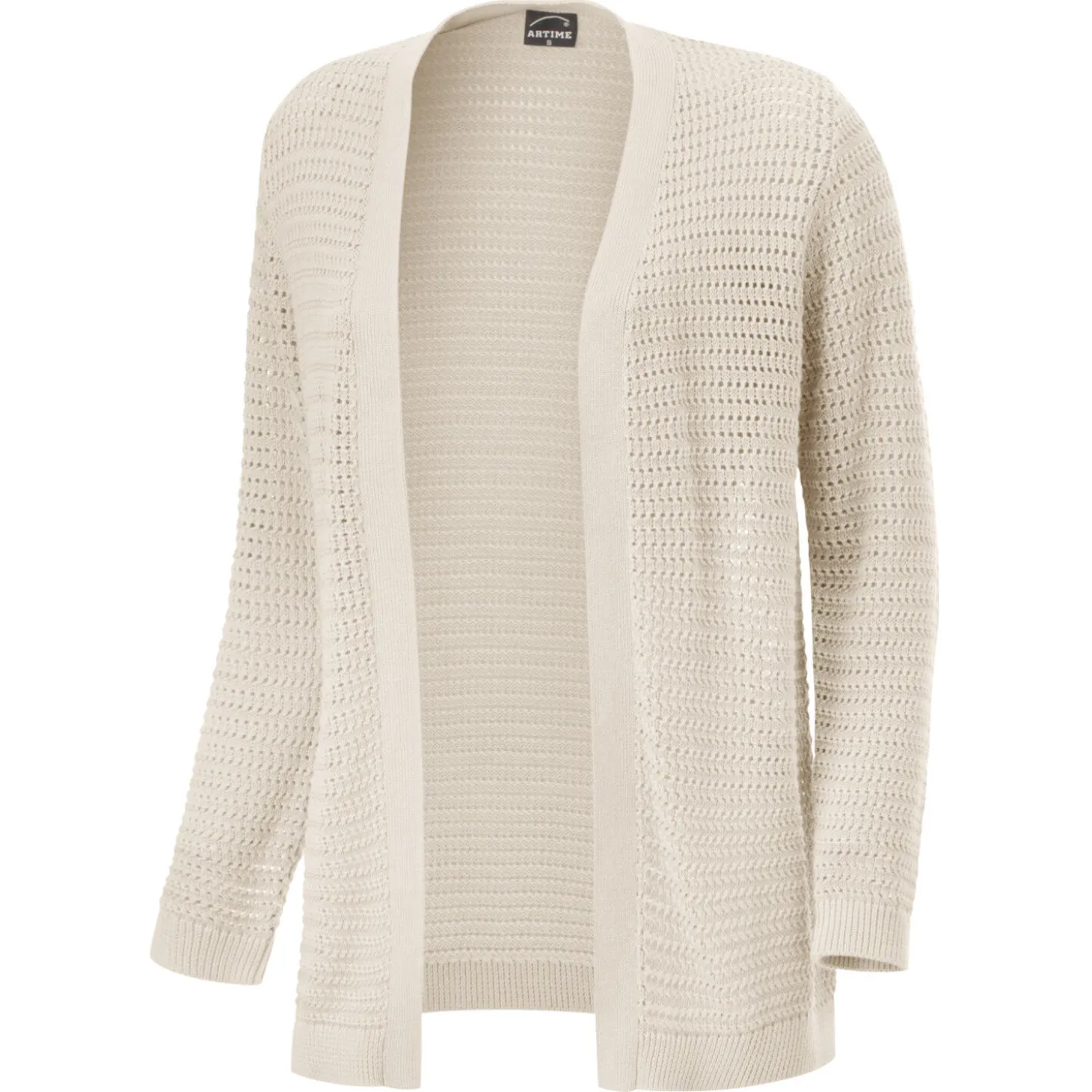 Damen-Strickjacke mit Ajourmuster von Artime